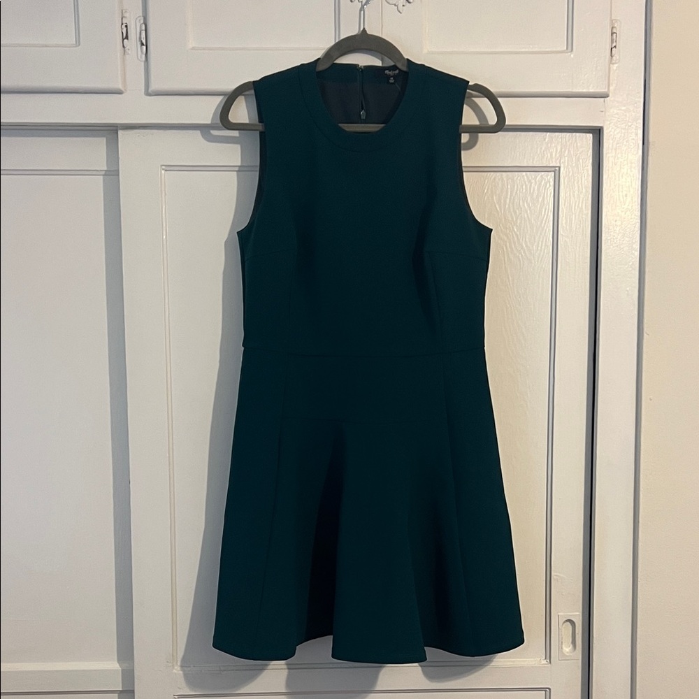 Madewell Sleeveless Dark Teal Mini Dress
